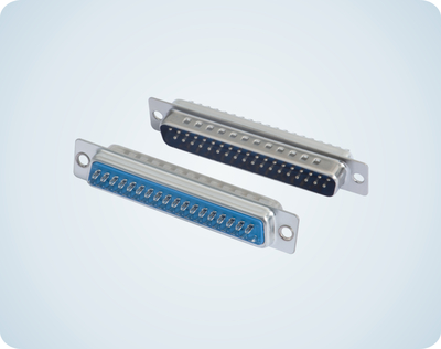 D-SUB MALE 37P BLUE WELDING WIRE TYPE