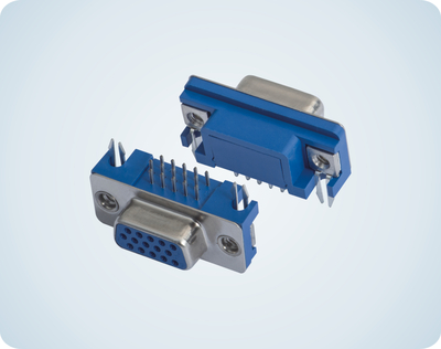 D-SUB RA FEMALE 15P WELDING PLATE TYPE