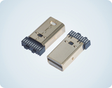 MINI DISPLAYPORT PLUG SOLDER TYPE PLATING AU