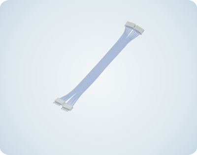 XH 2.54 PITCH RED AND WHITE CABLE