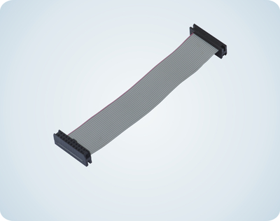 2.0 PITCH IDC 1.0 AWM 2651 28AWG CABLE