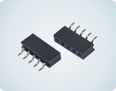 2.0 PITCH FEMALE HEADER SINGLE ROW SMT RA