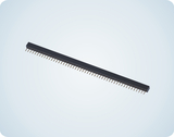 1.0 PITCH FEMALE HEADER SINGLE ROW DIP VERTICAL