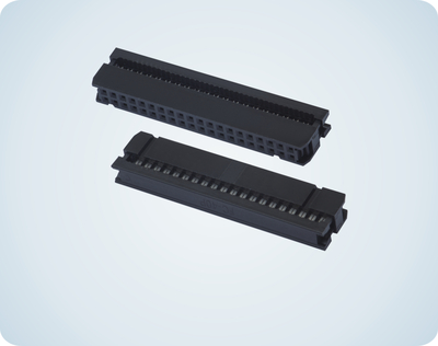 2.54 PITCH FLAT CABLE IDC SOCKET