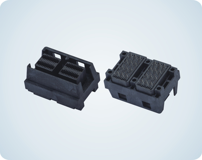 SFF-8643 MINI SAS HD VERTICAL FEMALE DOUBLE