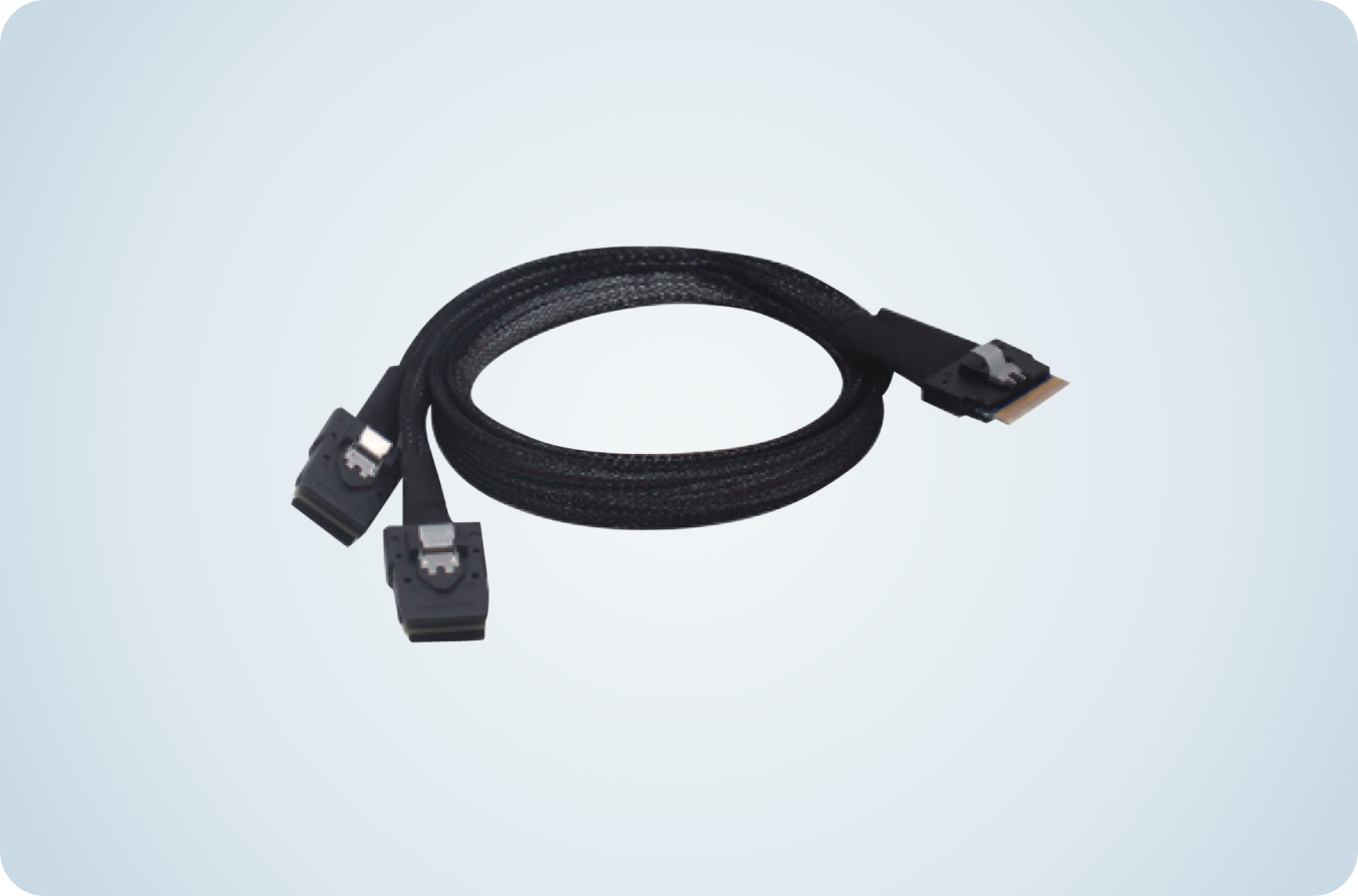 SLIM SAS SFF-8654 8I TO MINI SAS 36P SFF-8087 2