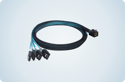 HD MINI SAS SFF-8643 STR TO 4SATA STR