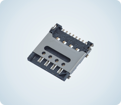 SIM CARD 1.5H 8P FLIP-UP WITHOUT POST