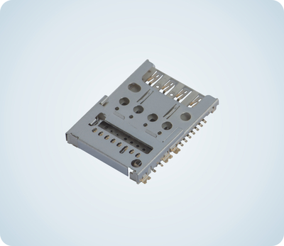 SIM+SD CARD 2.57H WITHOUT POST SMT TYPE